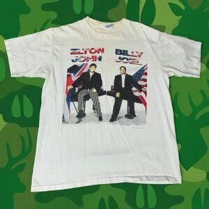 Vintage 1994 Elton John & Billy Joel Face to Face Tour Tee